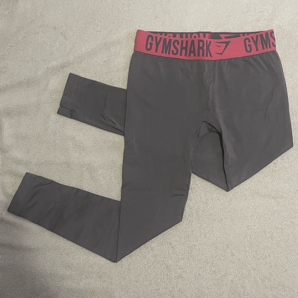Gymshark gray full length activewear leggings